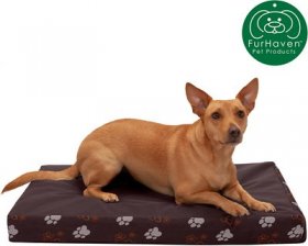 FurHaven Indoor/Outdoor GardenMemory Foam Cat & Dog Bed w/Removable Cover