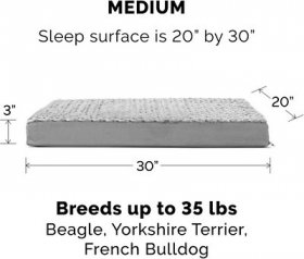 FurHaven NAP Ultra Plush Full Support Orthopedic Deluxe Dog & Cat Bed