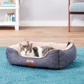 American Kennel Club Circle Stitch Orthopedic Bolster Cat & Dog Bed