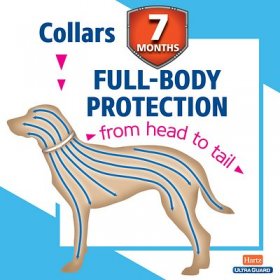 Hartz UltraGuard Flea & Tick Collar for Dogs, up to 26" Neck, 1 Collar (7-mos. supply)