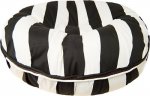 Bessie + Barnie Panda Stripes Bagel Pillow Dog Bed w/Removable Cover