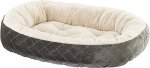 Ethical Pet Sleep Zone Quilted Oval Cuddler Bolster Dog Bed