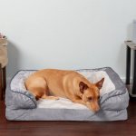 FurHaven Velvet Waves Perfect Comfort Orthopedic Sofa Cat & Dog Bed