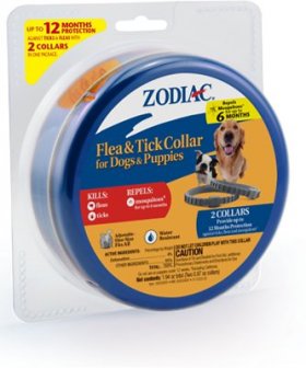 Zodiac Flea & Tick Collar for Dogs & Puppies, 1 Collar (6-mos. supply)