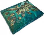 Guy Harvey Goin Fishin (Bass) Pillow Dog Bed w/ Removable Cover