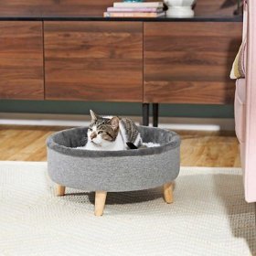 Bundle: Frisco Modern Round + Tunnel Elevated Cat Bed