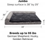 FurHaven Southwest Kilim Orthopedic Deluxe Chaise Dog & Cat Bed