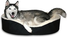 Dog Bed King USA Cuddler Bolster Dog Bed w/Removable Cover