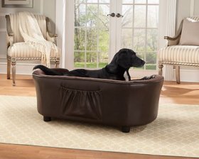 Enchanted Home Pet Panache Sofa Dog Bed w/Removable Cover, Large