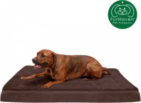 FurHaven Terry Deluxe Cooling Gel Pillow Cat & Dog Bed w/Removable Cover