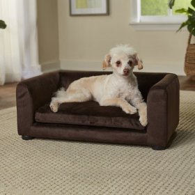 Enchanted Home Pet Cookie Sofa Cat & Dog Bed w/ Removable Cover