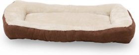 HappyCare Textiles Rectangle Bumper Bolster Cat & Dog Bed