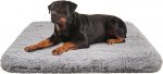Bessie + Barnie Siberian Grey Deluxe Pillow Cat & Dog Bed w/Removable Cover, Gray