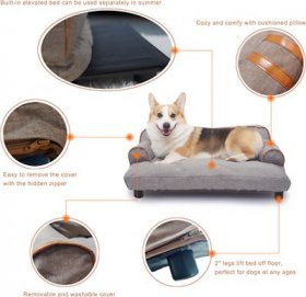K1 Pet Design Wickman Sofa Pet Bed w/Removable Cover