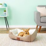 American Kennel Club Box Weave Design Bolster Cat & Dog Bed