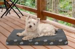 FurHaven Indoor/Outdoor Garden Cooling Gel Cat & Dog Bed w/Removable Cover