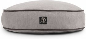 Harry Barker Solid Round Pillow Dog Bed w/Removable Cover