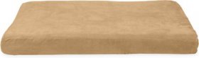FurHaven Quilted Memory Foam Pillow Dog Bed w/Removable Cover, Camel, Medium