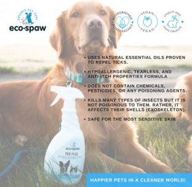 EcoSpaw Lavender Scented Flea & Tick Dog Spray, 8-oz bottle