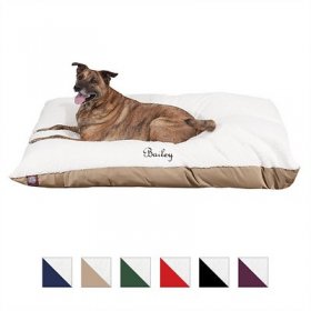 Majestic Pet Sherpa Personalized Pillow Dog Bed w/Removable Cover