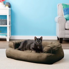 Snoozer Pet Products Luxury Overstuffed Cat & Dog Bed w/Removable Cover