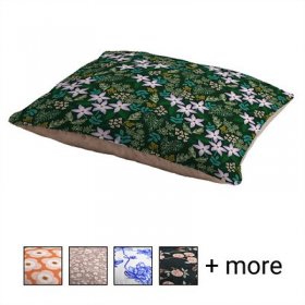 Deny Designs Floral Pillow Cat & Dog Bed w/ Removable Cover