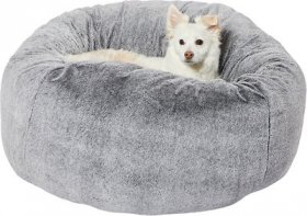 Frisco Plush Pouf Pillow Cat & Dog Bed
