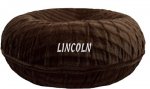 Bessie + Barnie Signature Godiva Brown Personalized Pillow Cat & Dog Bed w/ Removable Cover
