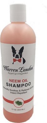Warren London Neem Oil Flea & Tick Itch Relieving Dog Shampoo, 17-oz bottle