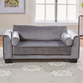 Enchanted Home Pet Jordan Sofa Dog Bed w/Removable Cover, Dark Grey, Medium