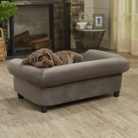 Enchanted Home Pet Chester Sofa Cat & Dog Be, Grey