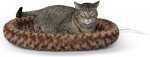 K&H Pet Products Thermo-Kitty Fashion Splash Heated Cat Bed, Large
