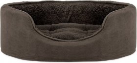 FurHaven Snuggle Terry & Suede Cat & Dog Bed w/Removable Cover