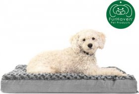FurHaven NAP Ultra Plush Orthopedic Deluxe Cat & Dog Bed w/Removable Cover
