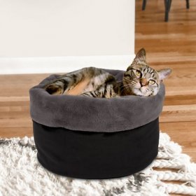 Carolina Pet Transformer Bolster Cat & Dog Bed w/Removable Cover