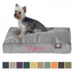 Majestic Pet Shredded Memory Foam Villa Personalized Pillow Cat & Dog Bed w/ Removable Cover