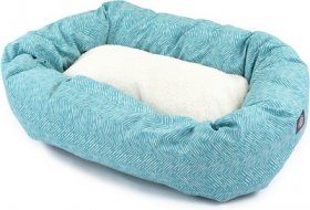 Majestic Pet South West Sherpa Bagel Bolster Cat & Dog Bed