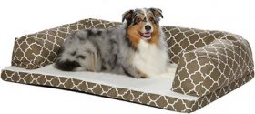 MidWest Orthopedic Bolster Dog Bed w/Removable Cover