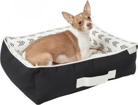 Frisco Indoor/Outdoor Modern Cuddler Bolster Cat & Dog Bed