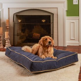 Happy Hounds Bailey Rectangle Pillow Dog Bed w/ Removable Cover