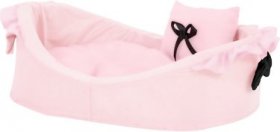 HDP Bassinet Bolster Cat & Dog Bed w/Removable Cover, Pink
