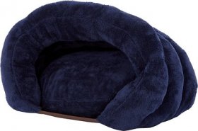 PLS Birdsong Cuddle Pouch Covered Cat & Dog Bed w/Removable Cover