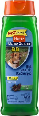 Hartz UltraGuard Rid Flea & Tick Fresh Scent Dog Shampoo, 18-oz bottle