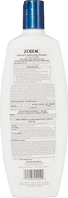 Zodiac Oatmeal Conditioning Shampoo for Dogs & Puppies, 18-oz