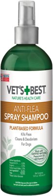 Vet's Best Anti-Flea Easy Spray Shampoo for Dogs, 16-oz bottle