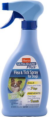 Hartz UltraGuard Plus Flea & Tick Dog Spray, 16-oz bottle