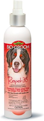 Bio-Groom Repel-35 Flea & Tick Dog Spray, 8-oz bottle
